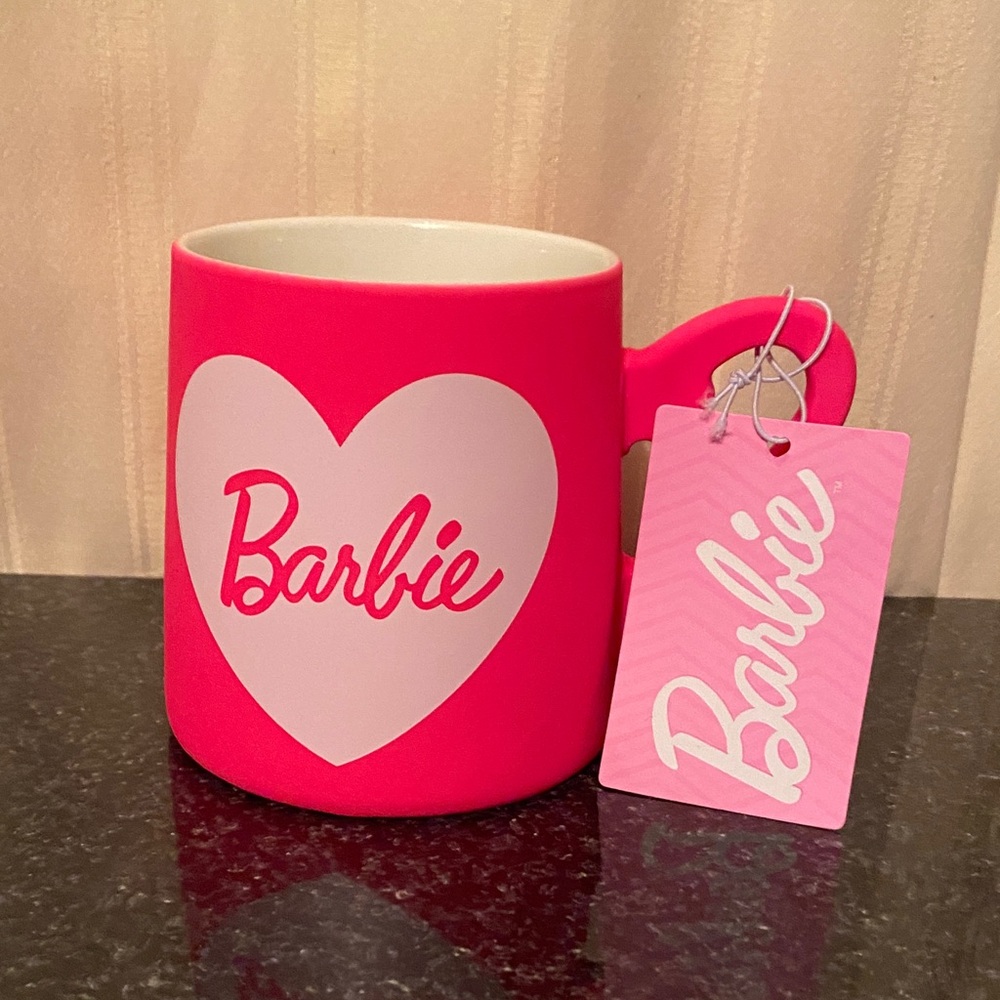 Large Hot Pink Barbie Mug